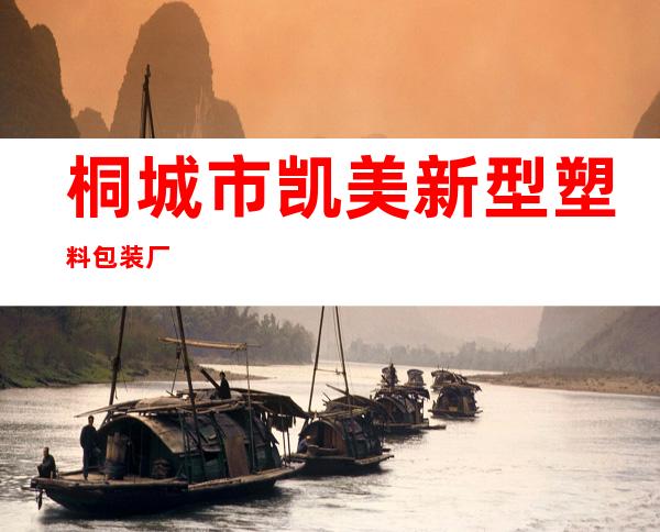 桐城市凯美新型塑料包装厂